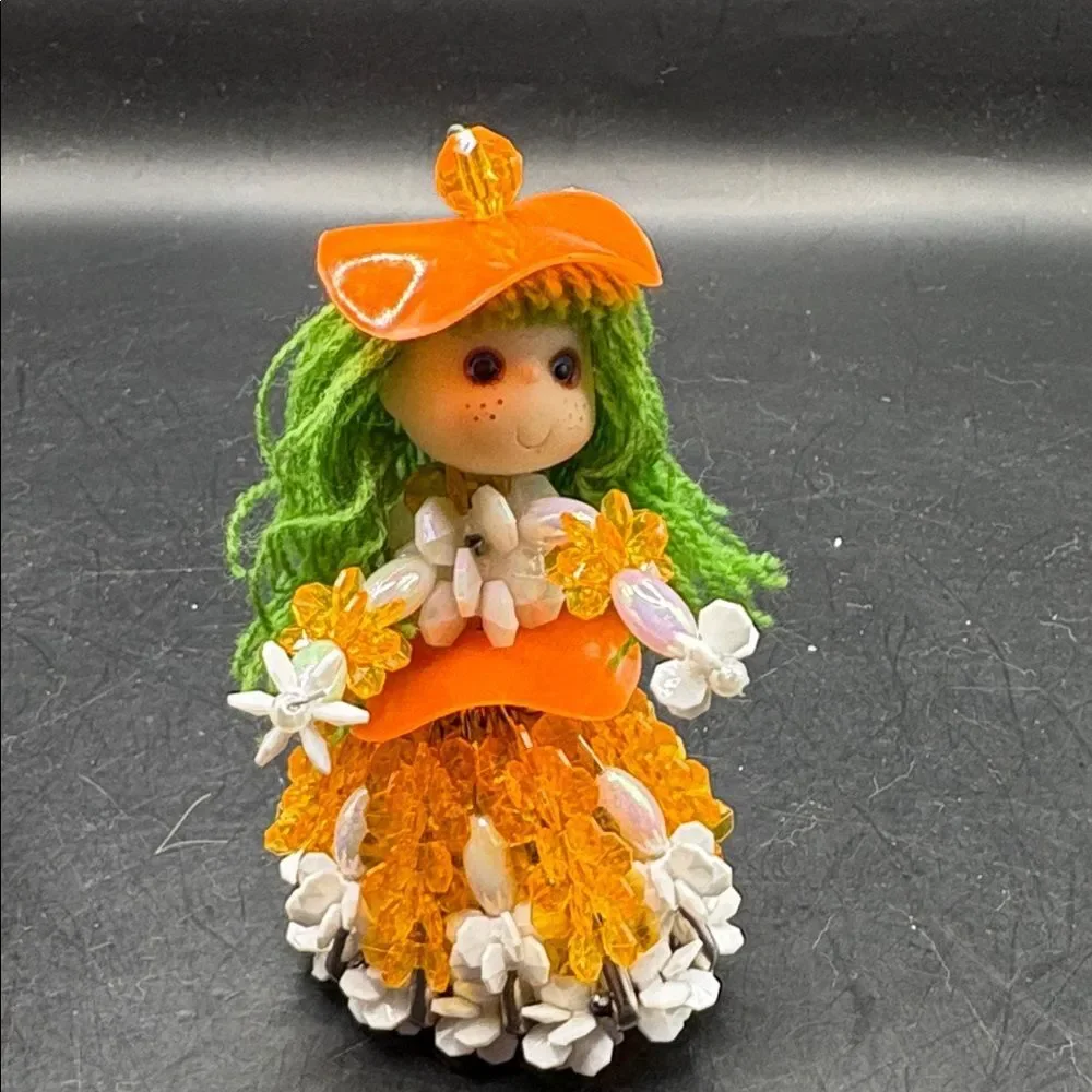 Vintage Halloween Safety Pin Dolls and Snakes